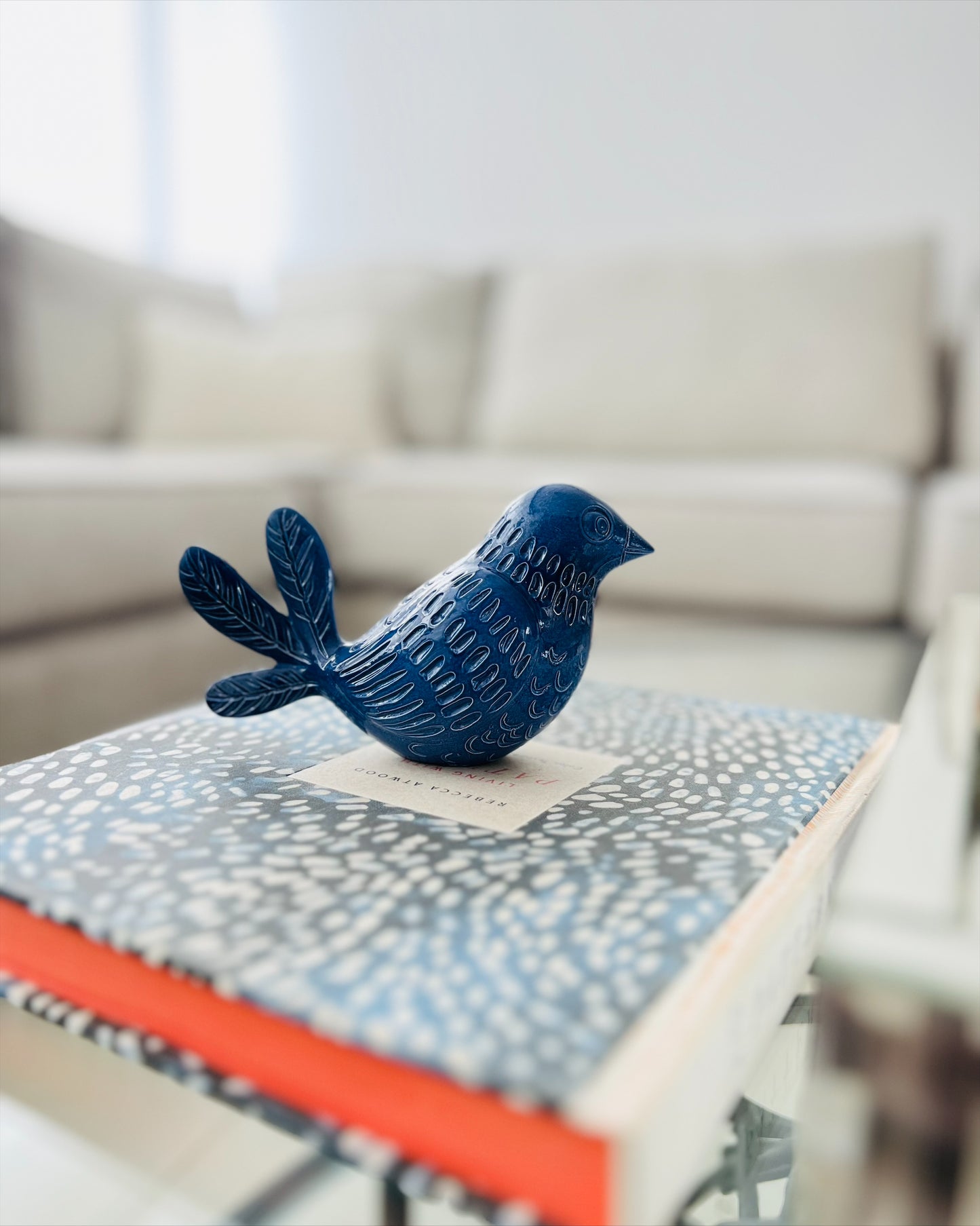 Figura Decorativa Celeste