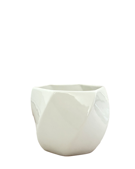 Maceta de cerámica contemporánea