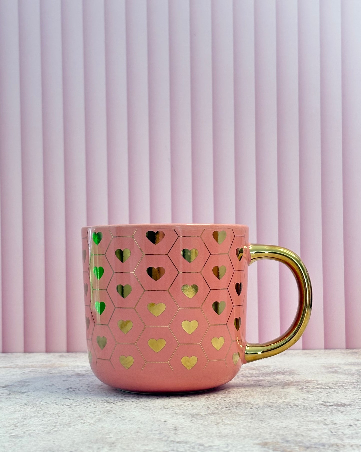 Taza de cerámica Corazones