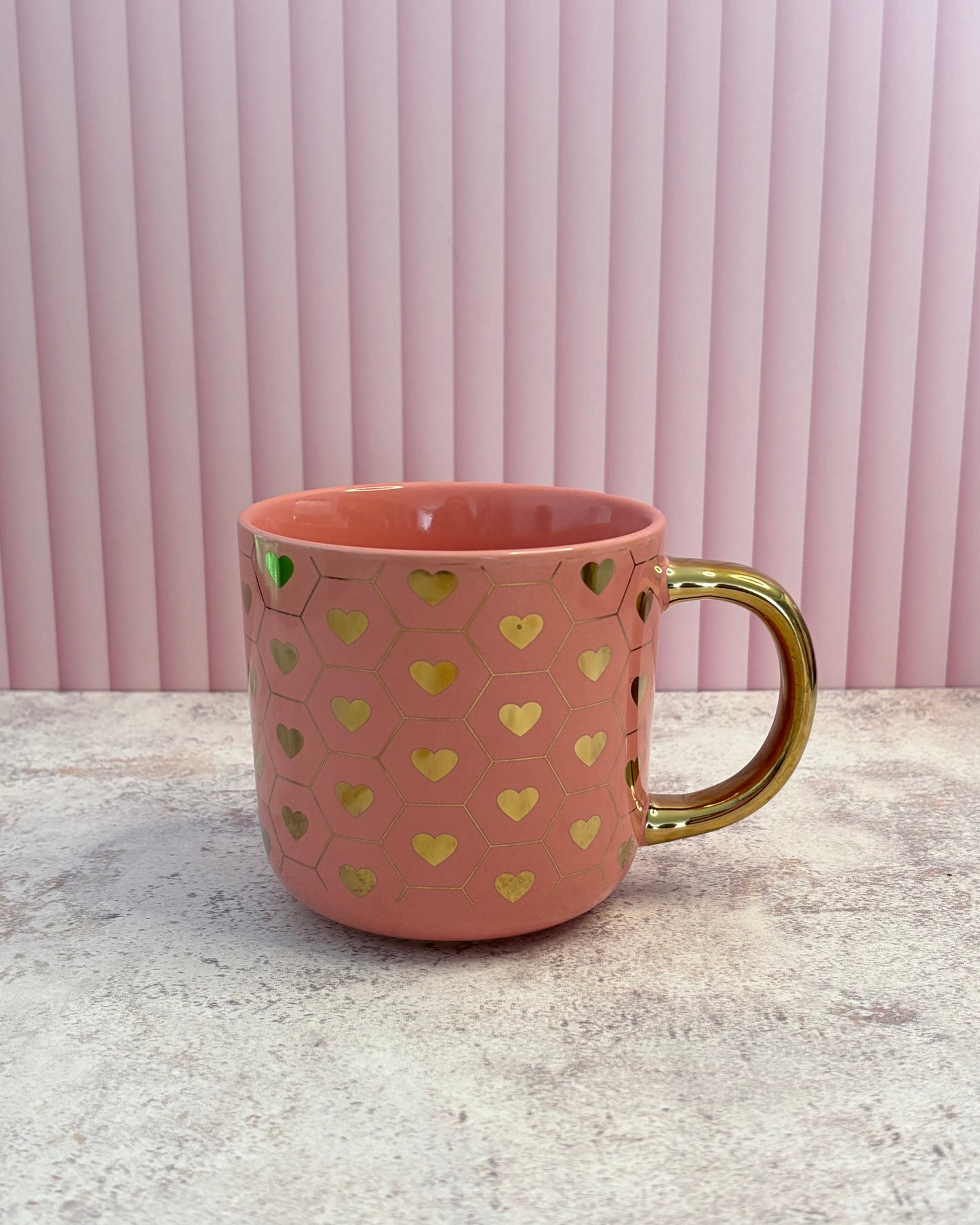 Taza de cerámica Corazones