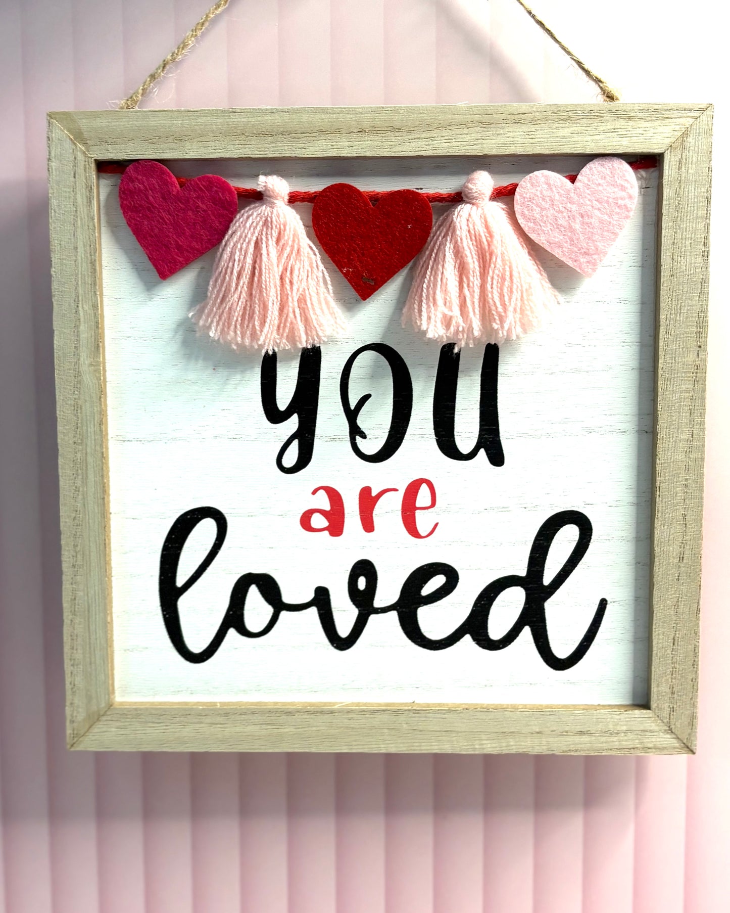 Colgante de pared decorativo You Are Loved