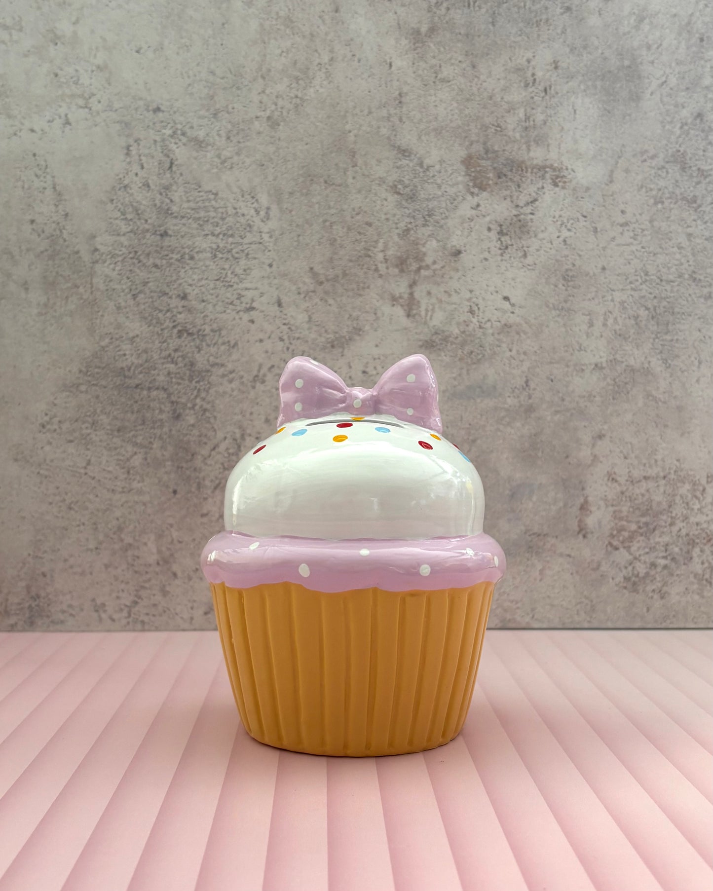 Alcancía decorativa de cerámica Cupcake