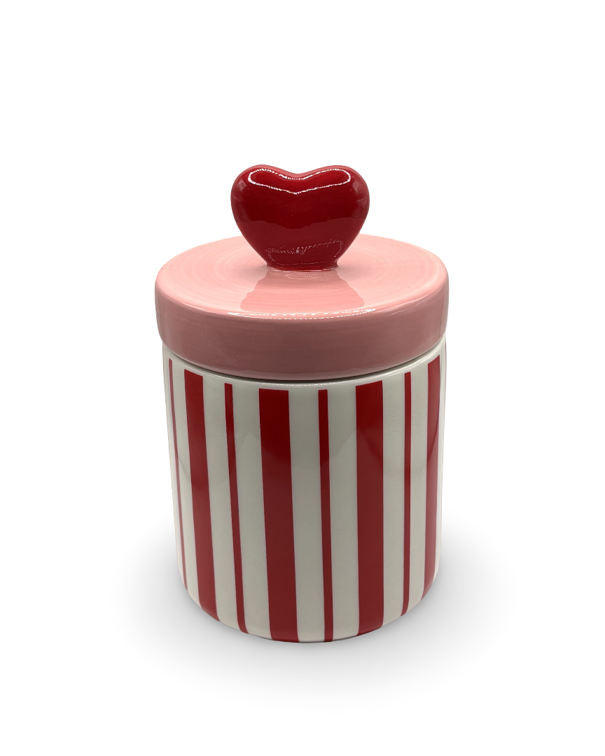 Contenedor  de cerámica con corazón Cutie