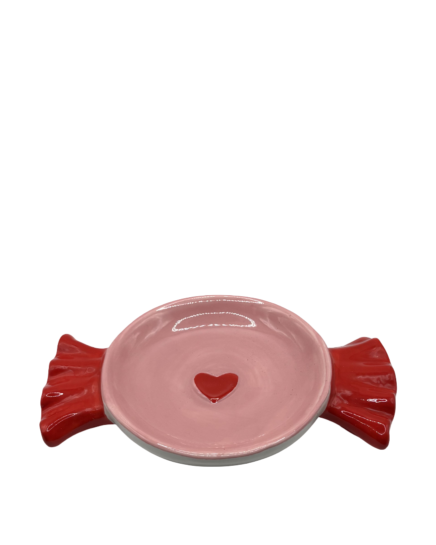 Plato de cerámica chico caramelo Dulce Amor