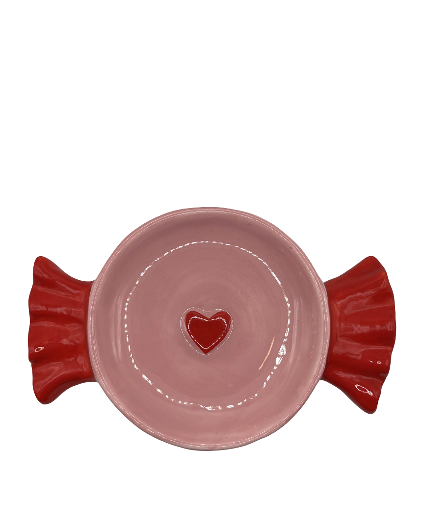 Plato de cerámica chico caramelo Dulce Amor