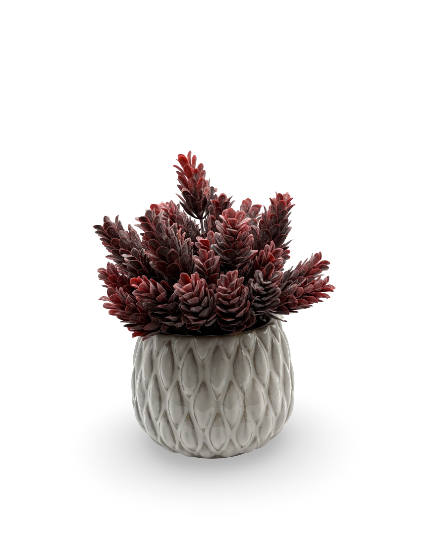 Maceta con planta artificial Ember