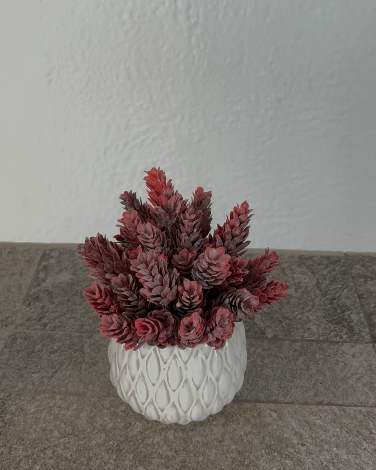 Maceta con planta artificial Ember