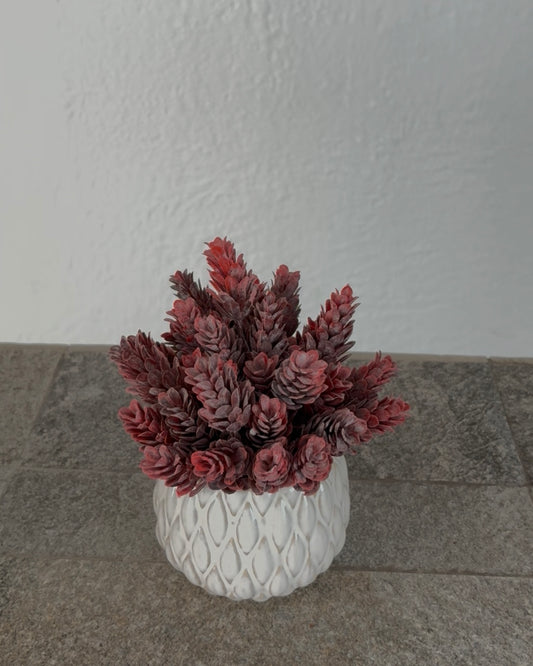 Maceta con planta artificial Ember