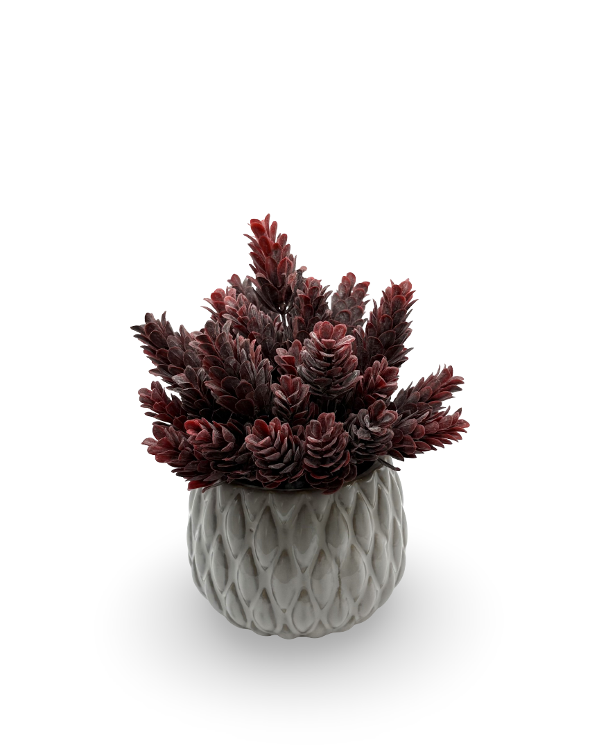 Maceta con planta artificial Ember