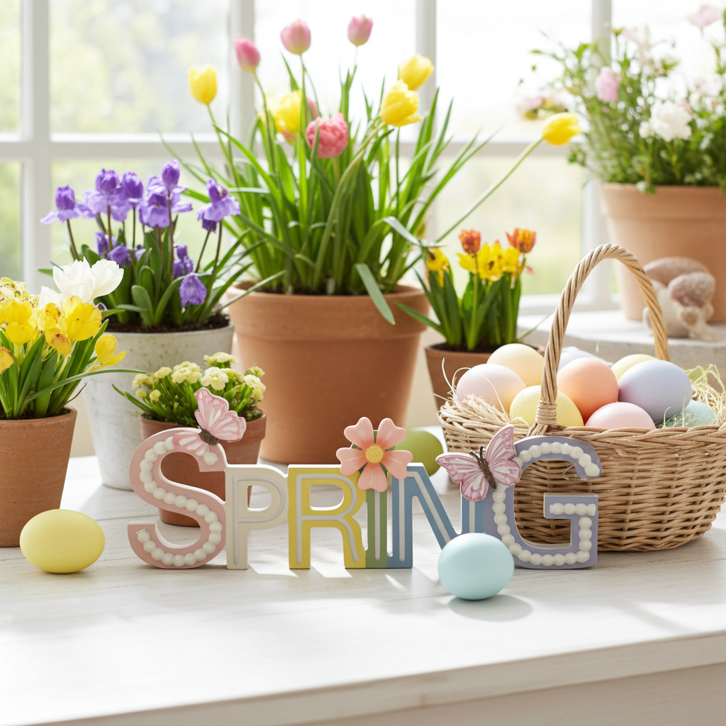 Figura Decorativa de Pascua y Verano
