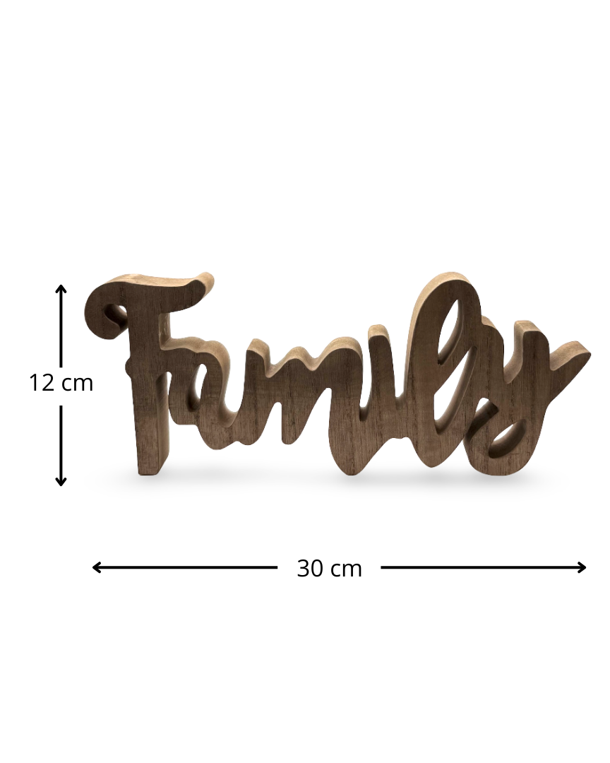 Letrero Decorativo Family
