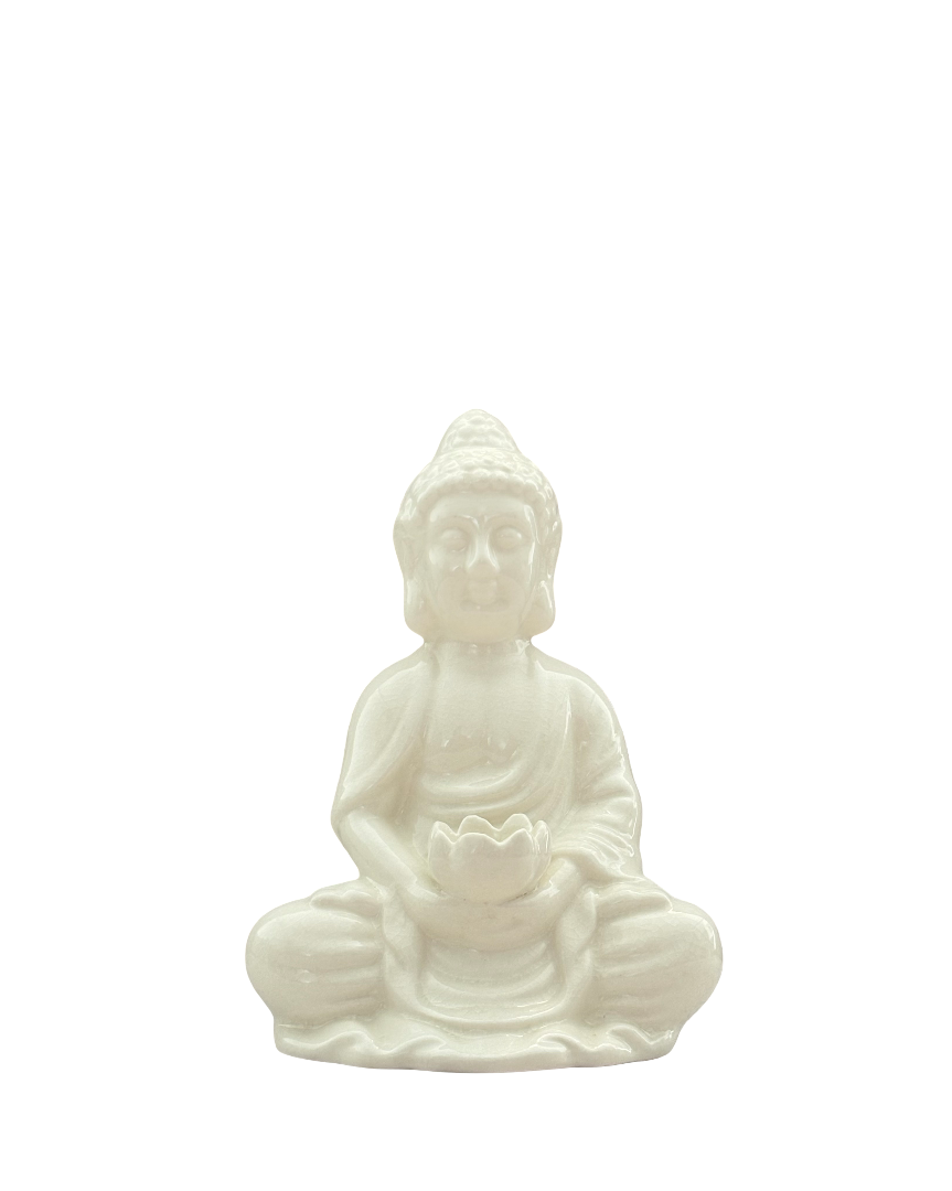 Figura decorativa Buda de cerámica