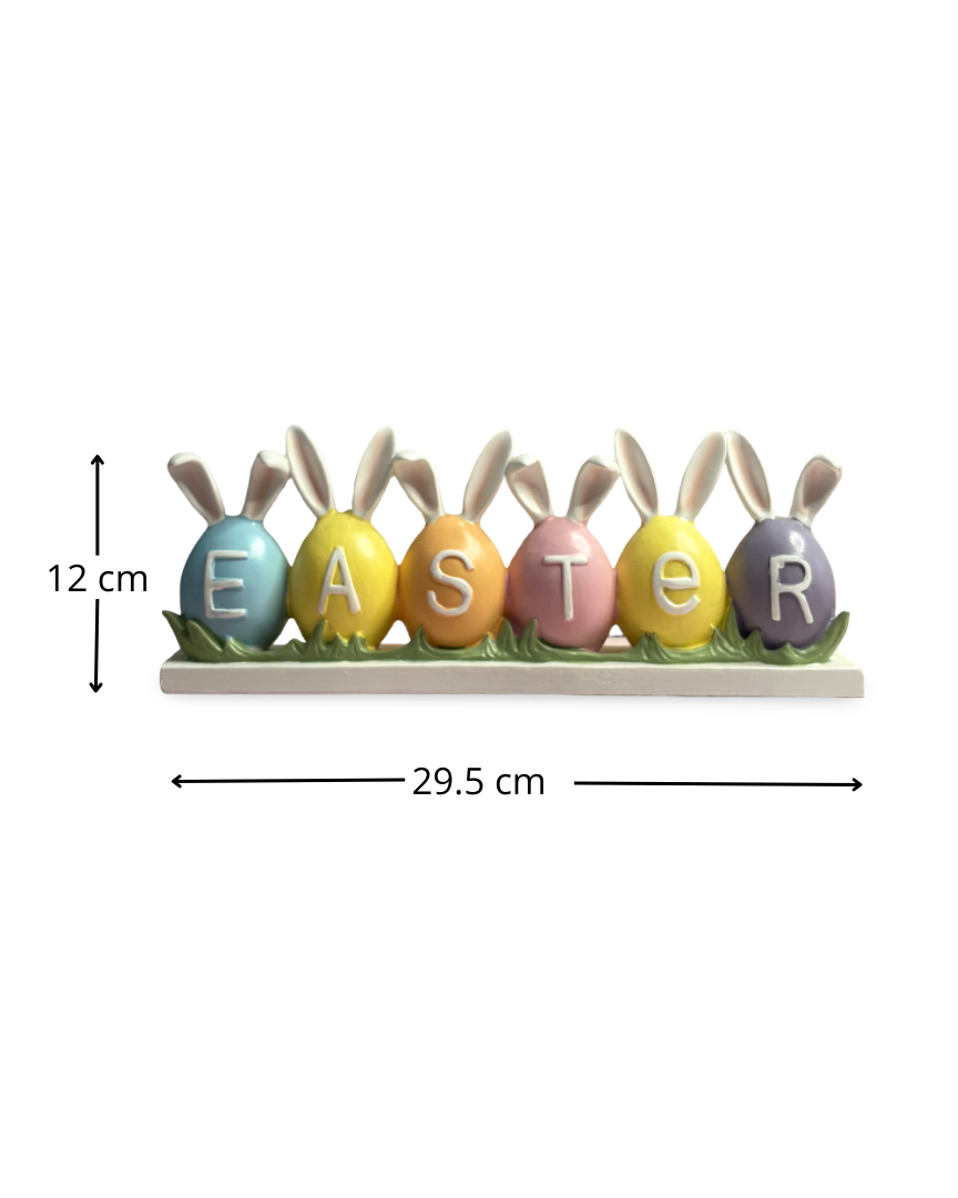 Figura decorativa de resina Pascua Easter