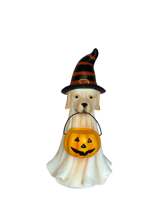 Figura Decorativa Perro Halloween