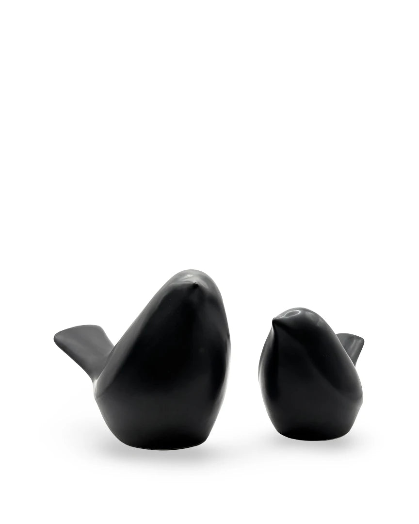 Set de figuras de ave en cerámica Fran