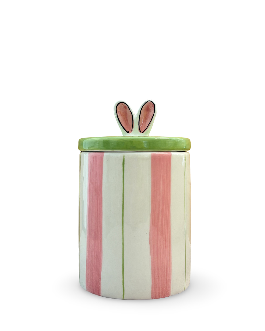 Galletero de cerámica conejo de Pascua