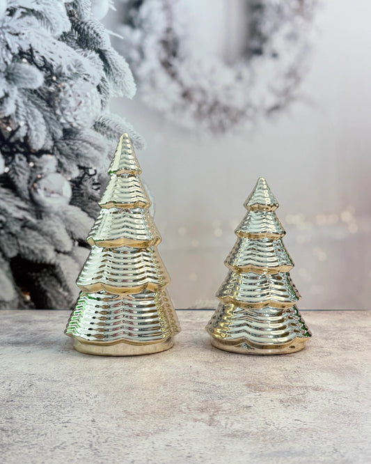 Set de Pinos Navideños Golden