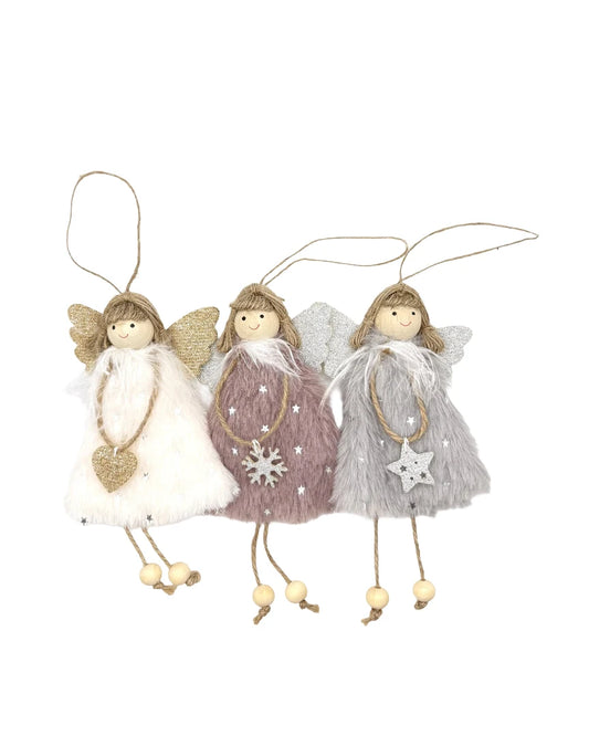 Set de Tres Hadas Navideñas
