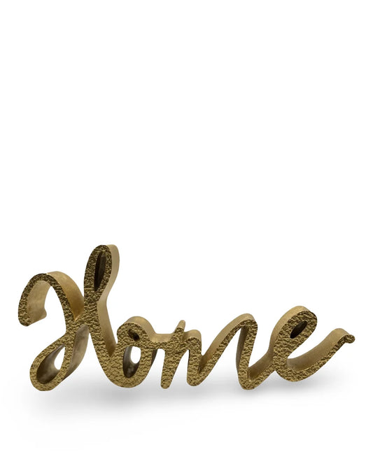 Figura Dorada Decorativa Home