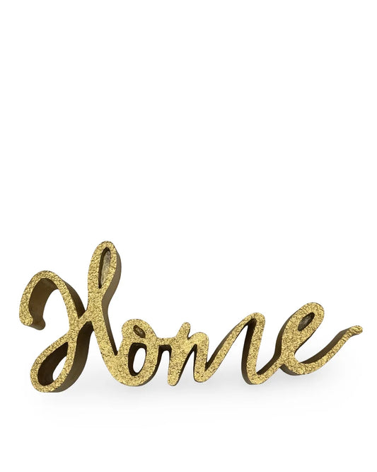 Figura Dorada Decorativa Home