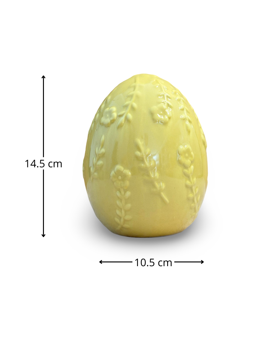 Figura de cerámica Huevo de Pascua Spring