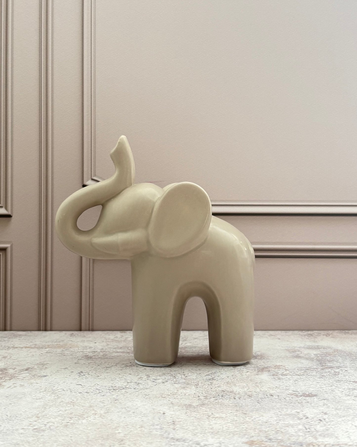 Figura decorativa elefante Shae de cerámica