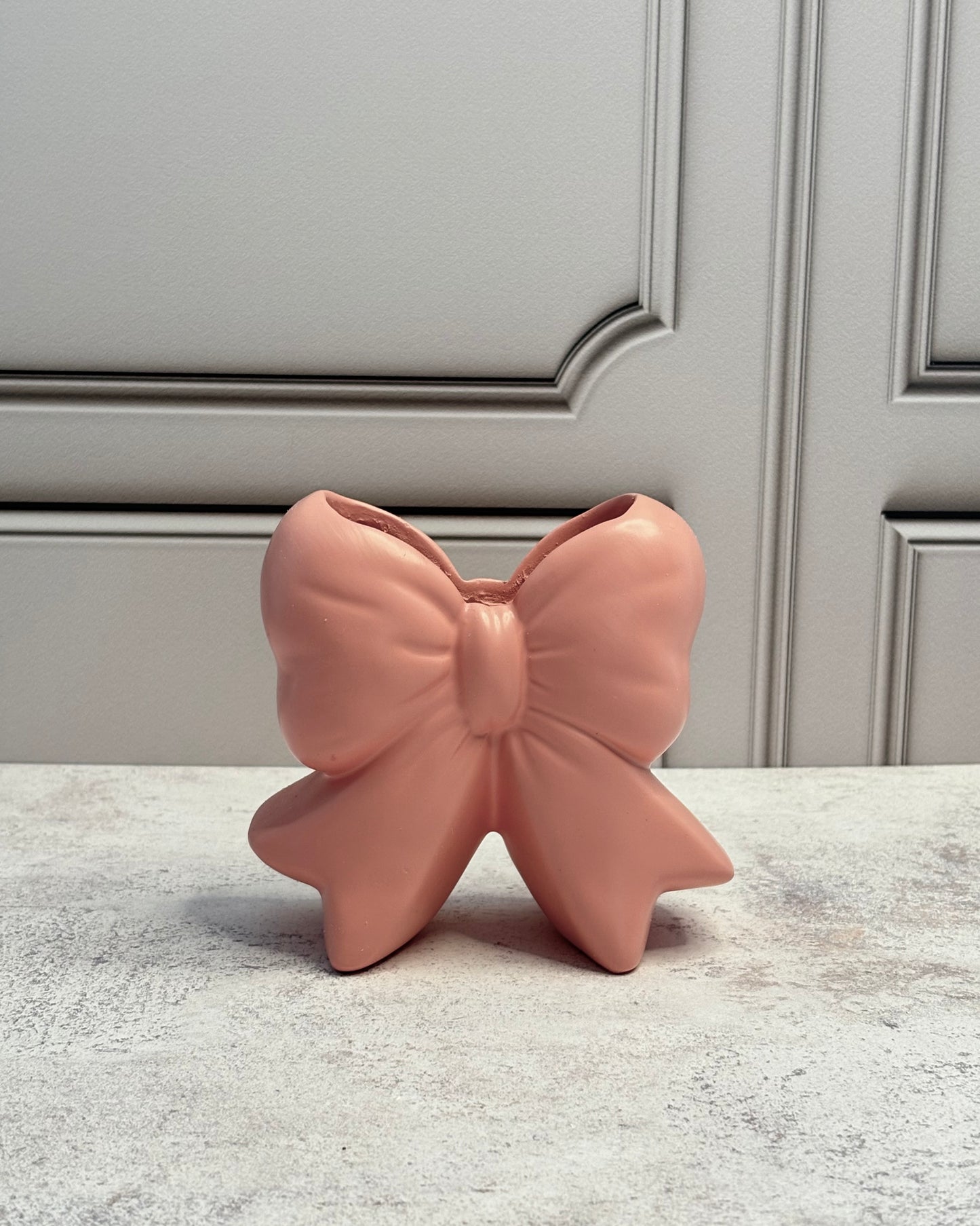 Florero de moño coquette