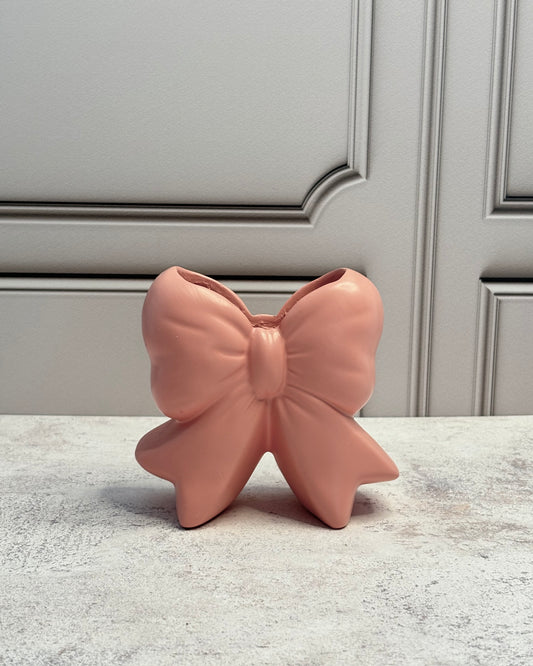 Florero de moño coquette