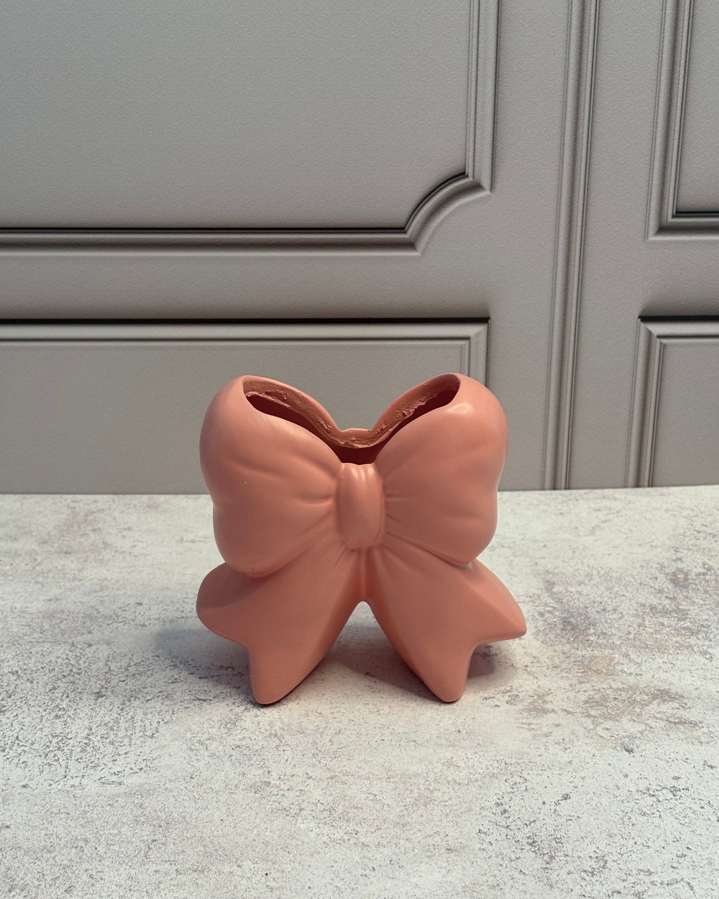 Florero de moño coquette