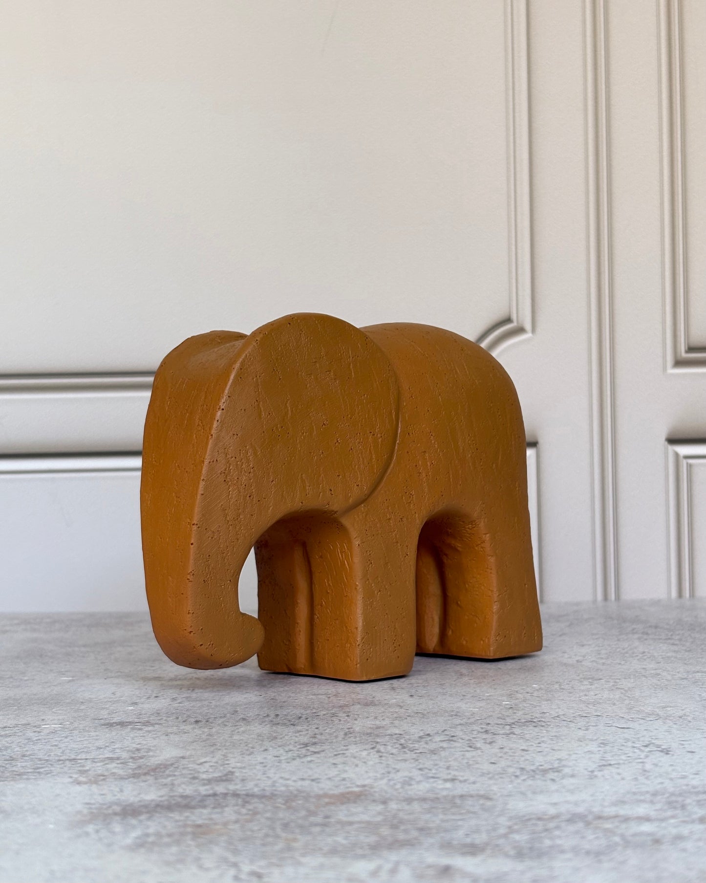 Figura decorativa elefante contemporáneo