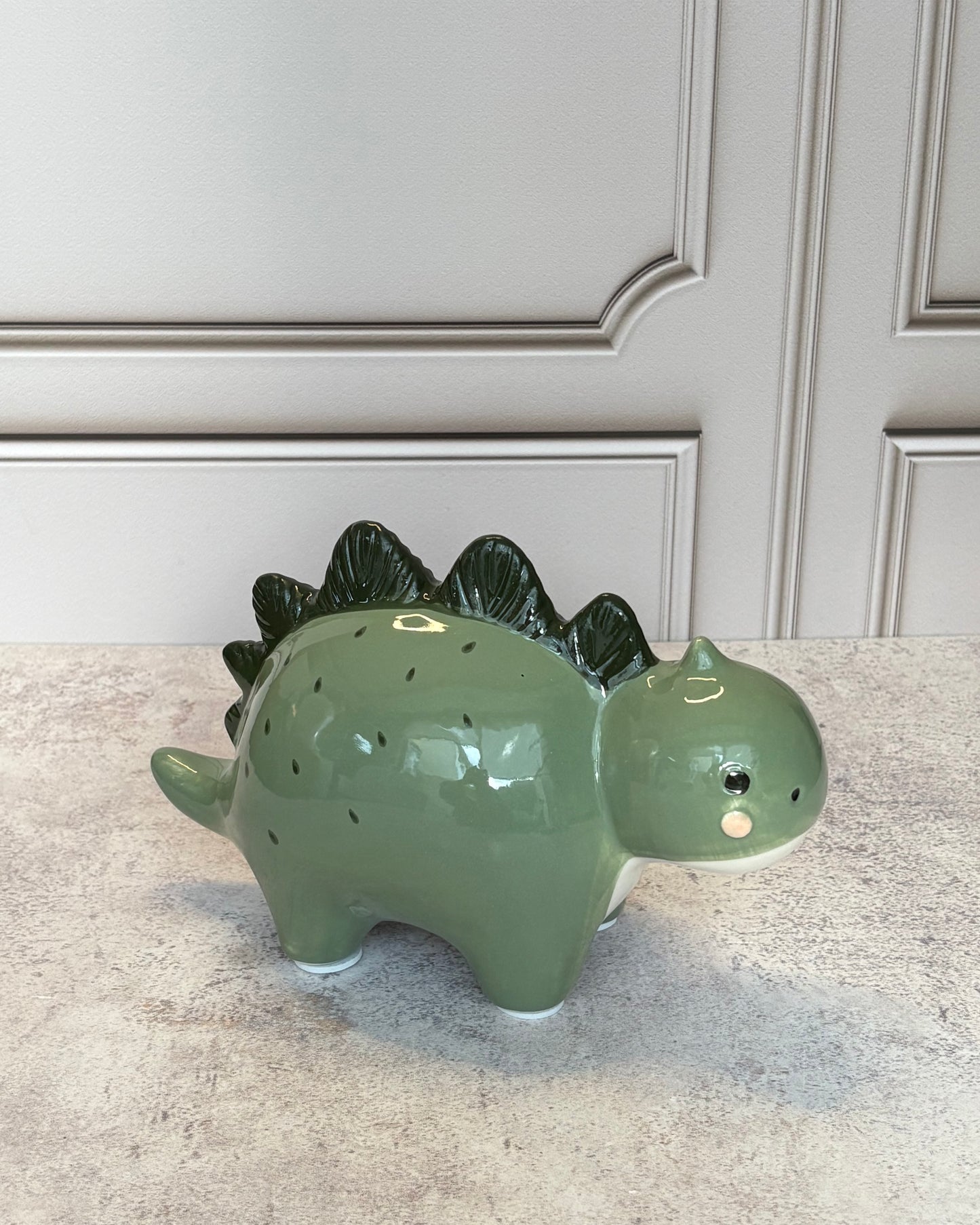 Figura decorativa de cerámica Dinosaurio