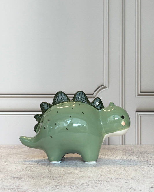 Figura decorativa de cerámica Dinosaurio