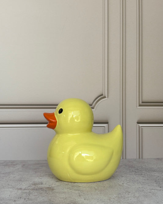 Figura decorativa de cerámica Pato
