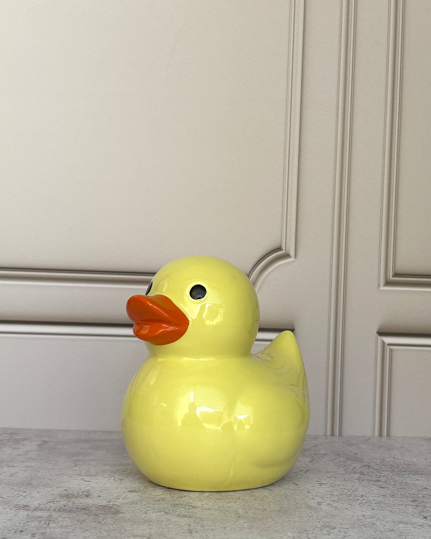 Figura decorativa de cerámica Pato