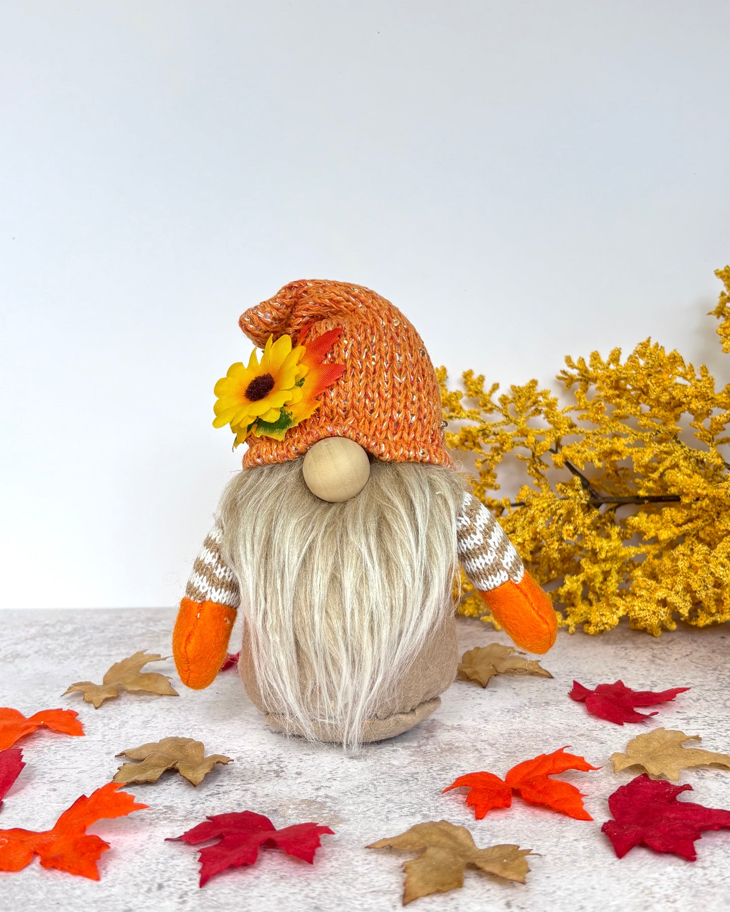 Gnomo decorativo de Otoño