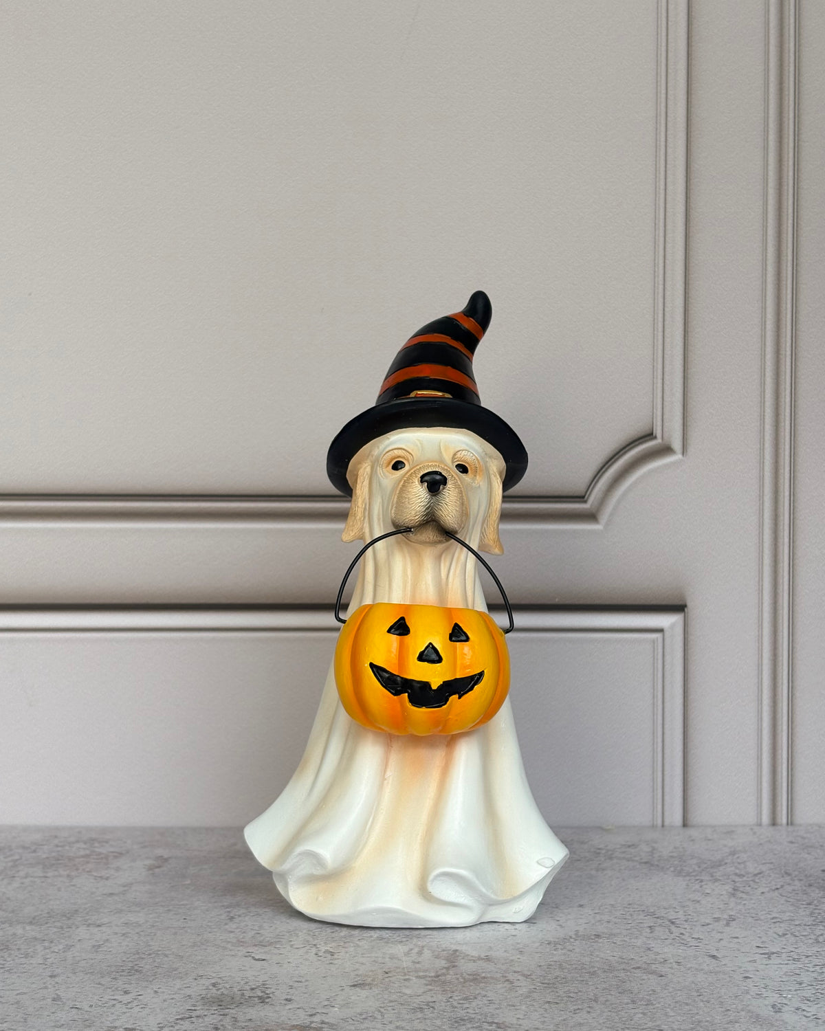 Figura Decorativa Perro Halloween