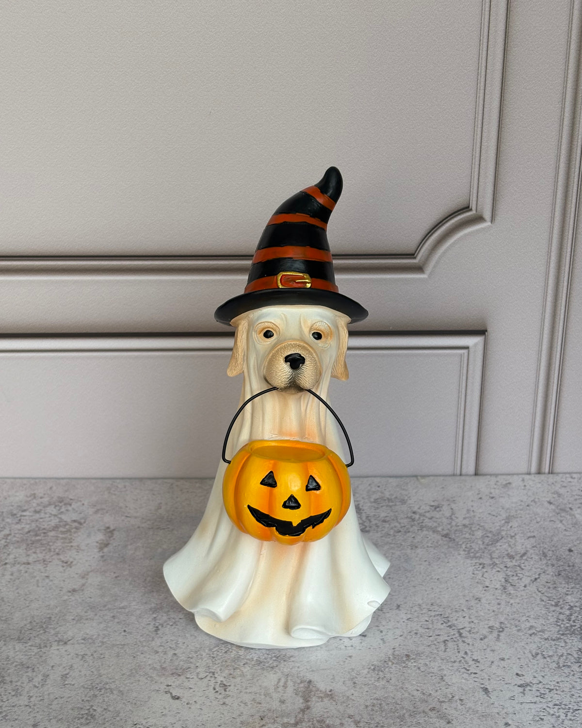 Figura Decorativa Perro Halloween