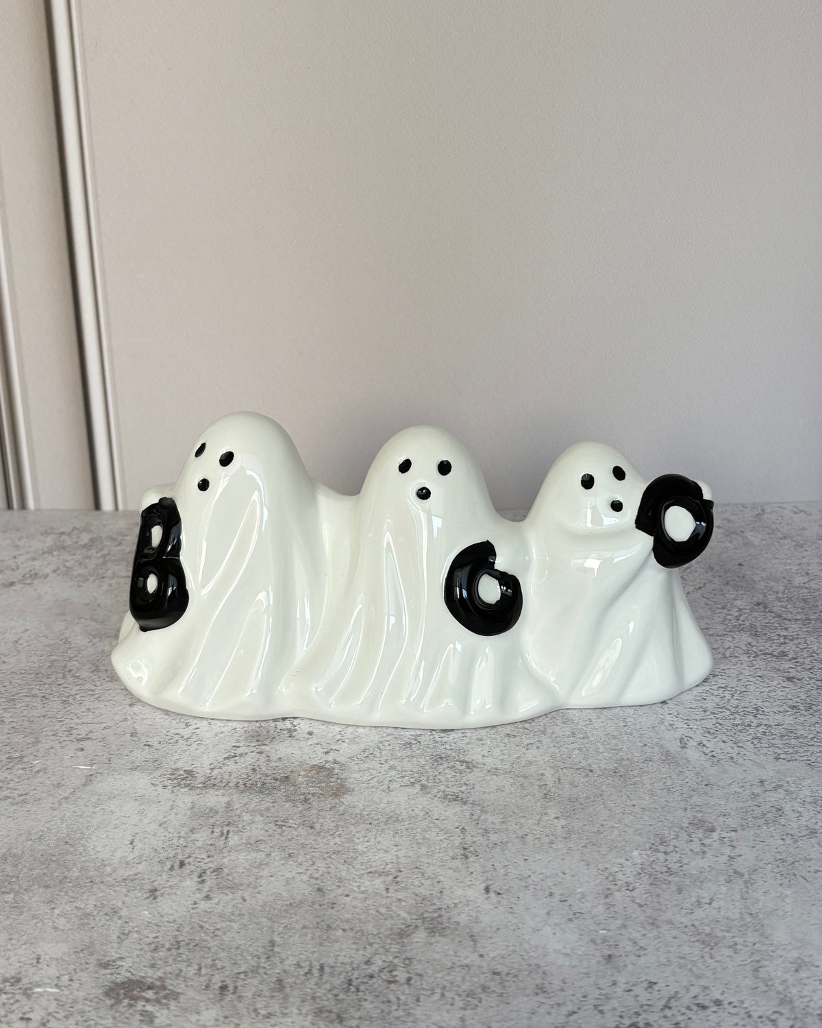 Figura decorativa de cerámica Boo