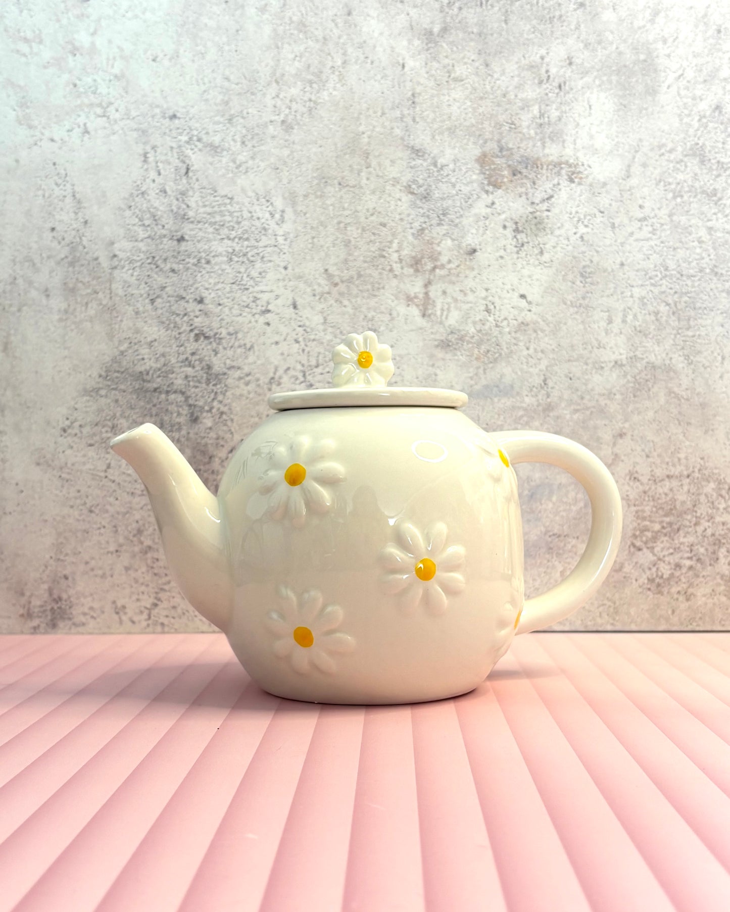 Tetera de cerámica Margaritas