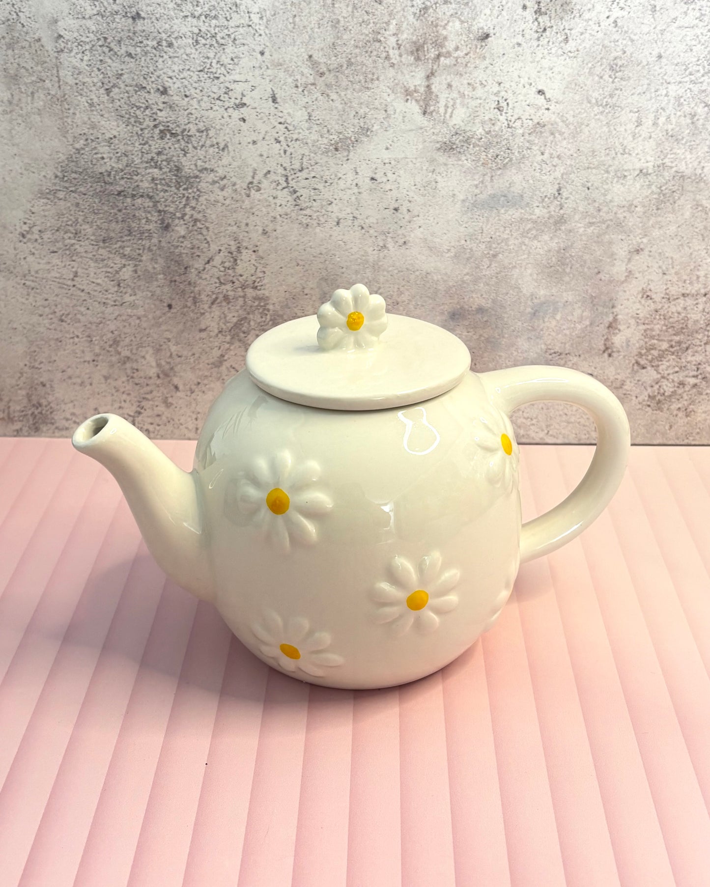 Tetera de cerámica Margaritas