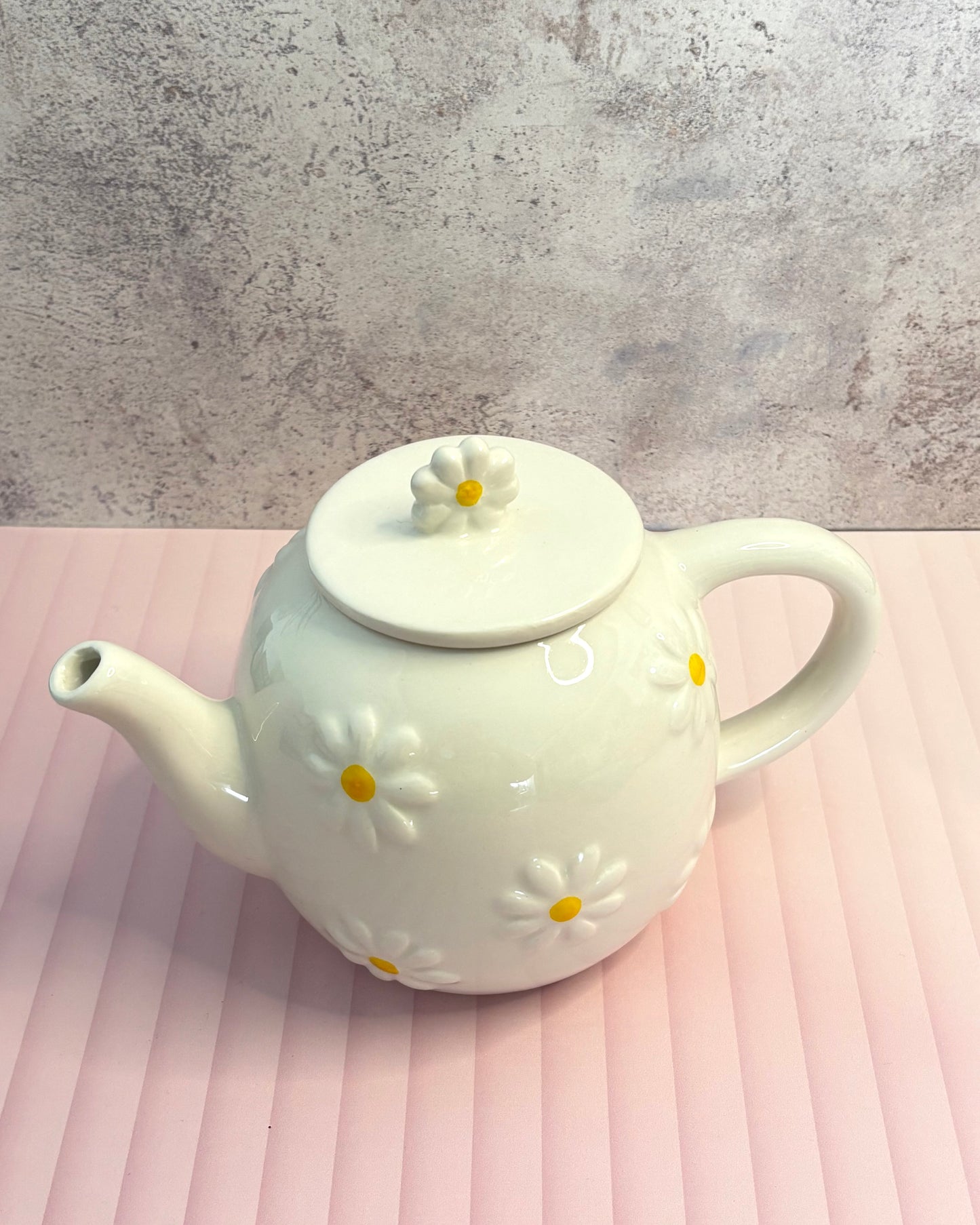 Tetera de cerámica Margaritas