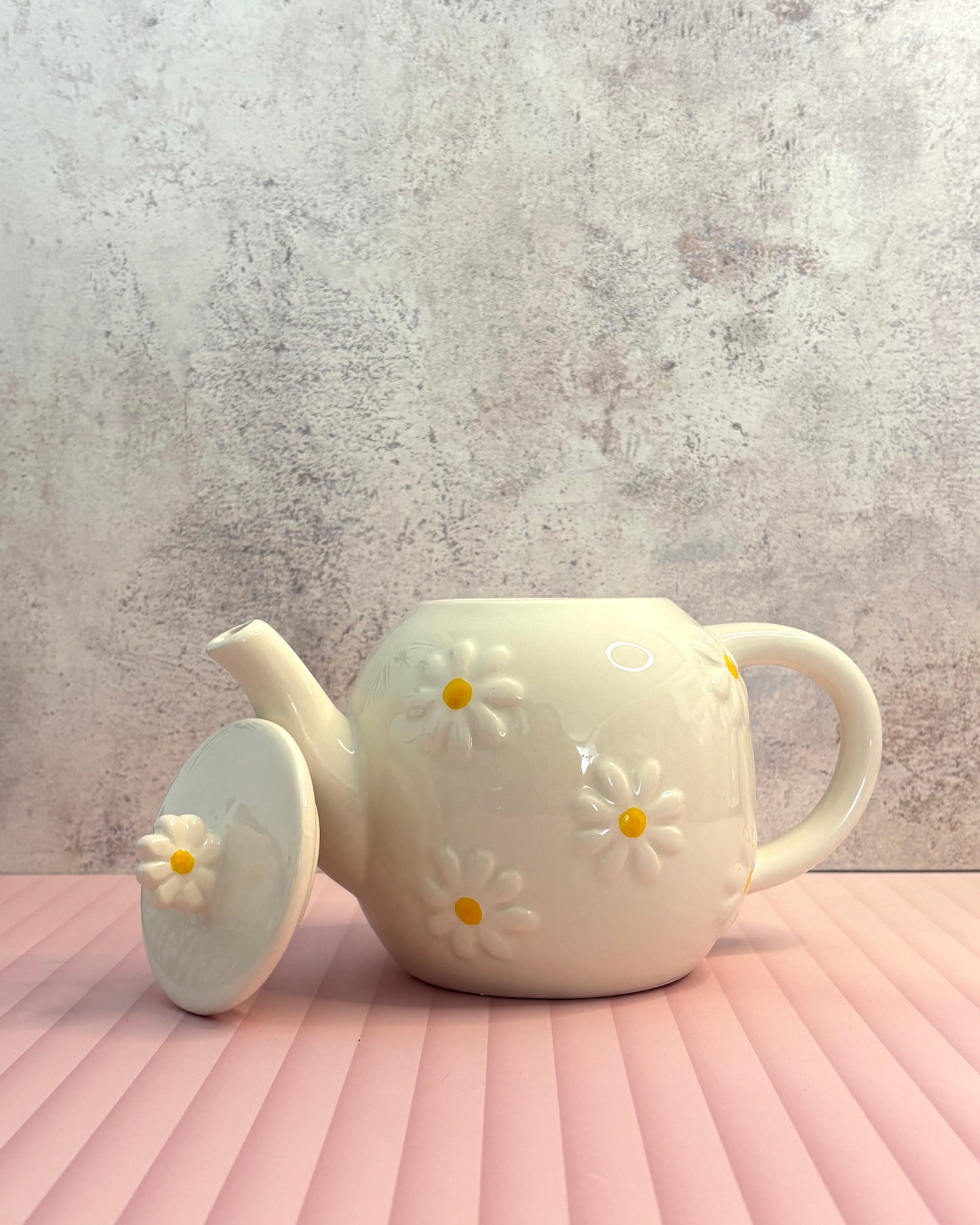 Tetera de cerámica Margaritas