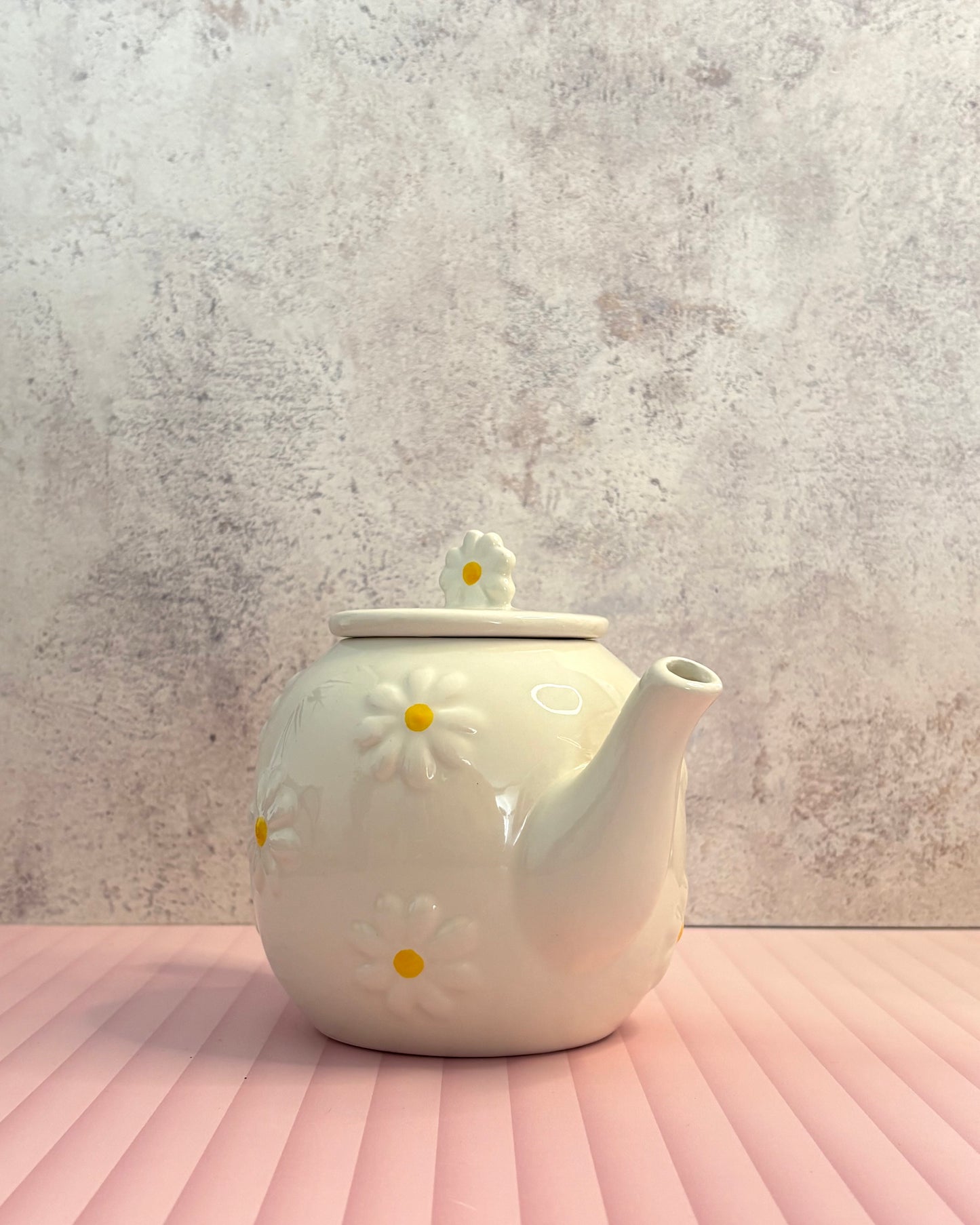 Tetera de cerámica Margaritas