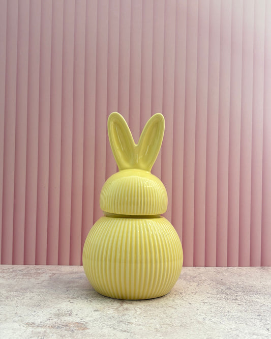 Tarro de cerámica conejo de pascua Sunny
