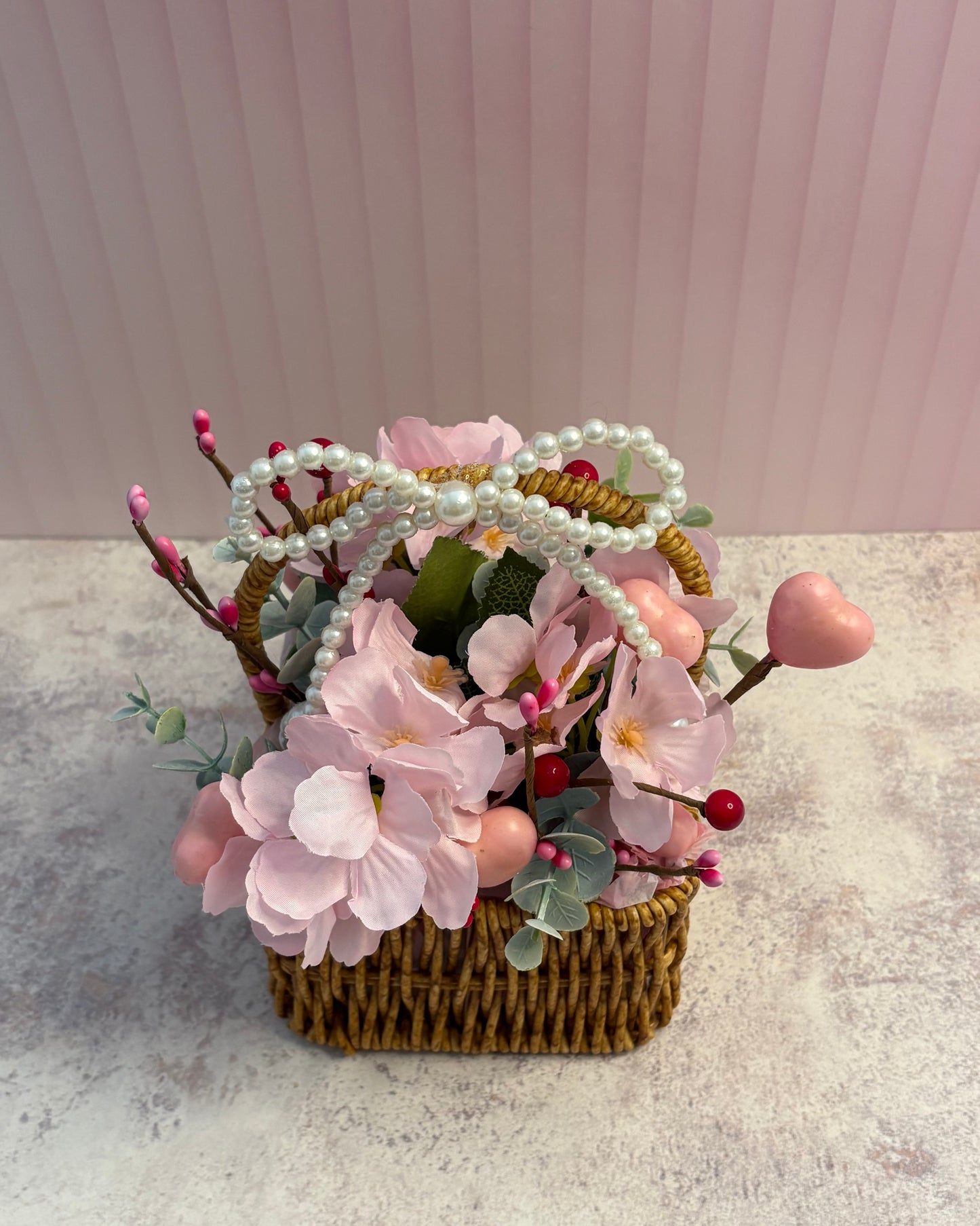 Canasta de flores para mamá