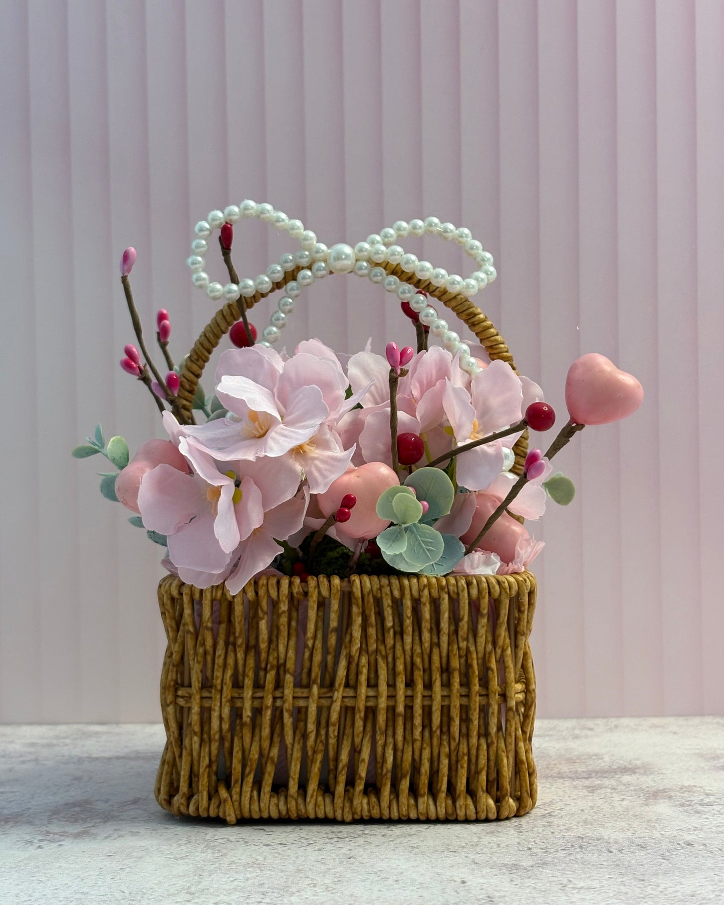 Canasta de flores para mamá