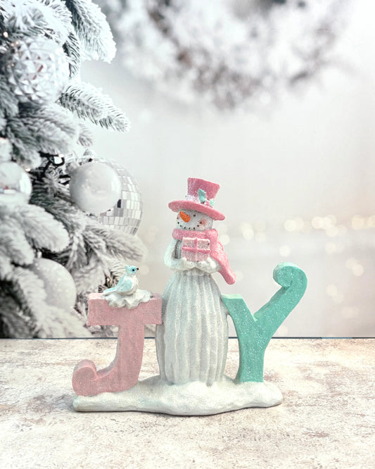 Figura Navideña Snowman Joy