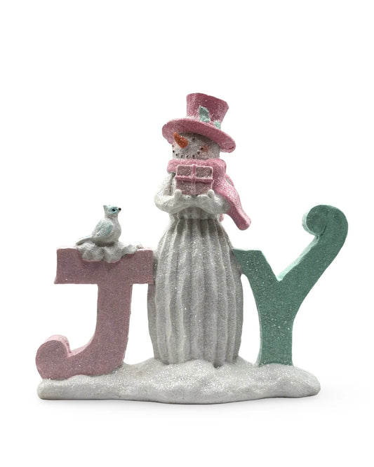 Figura Navideña Snowman Joy