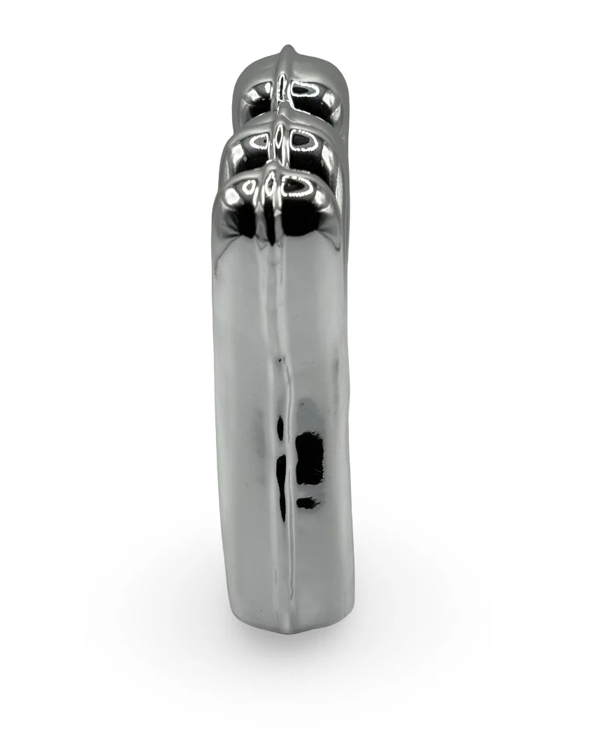 Figura Decorativa Navideña plata Joy