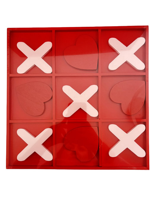 Tablero decorativo juego de gato para mesa de madera